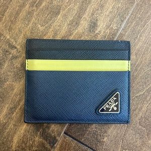 Prada money and card holder